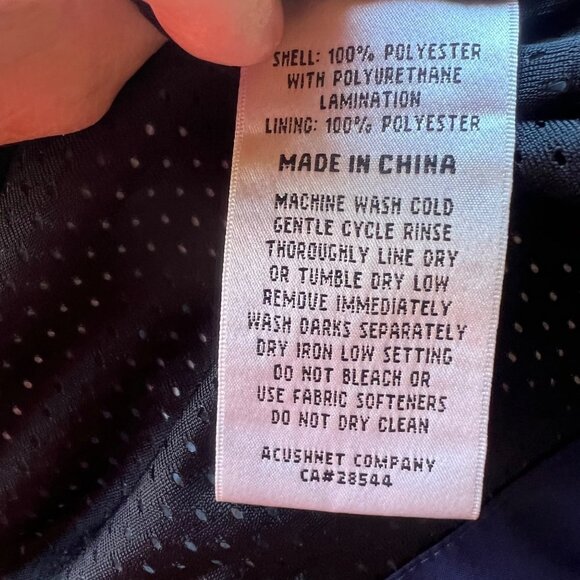 FootJoy DryJoys Breathable Golf Windbreaker Jacket Medium - N855‎ - Picture 5 of 9